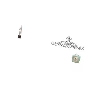 Imagem de Fenteer Escultura Abstrata de Resina, Estatueta para Casa, Escritório, Mesa de Centro, Arte de Parede de Metal, Placa Floral, Decoração para áreas Internas, E