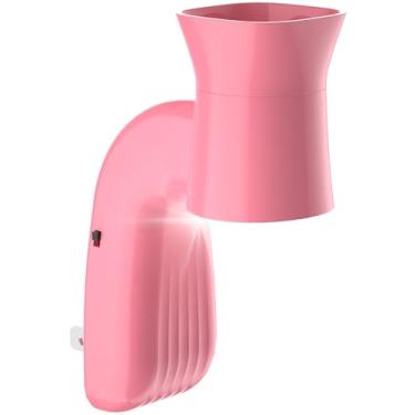 Imagem de Zoblise 1 plugue de fragrância de parede com luz noturna, compatível com flores de parede Bath and Body Works, difusor de plugue giratório, difusor de óleo essencial elegante para um escritório