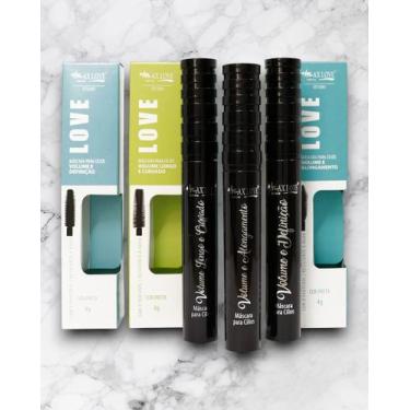 Imagem de Kit Máscaras de Cílios Love Max Love  Alongamento, Definição e Curvatu