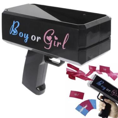 Imagem de Lançador Genero Bebe Sexo Criança Cha Revelaçao Fraldas Menino Menina 