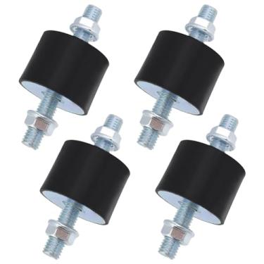 Imagem de Chinflly 8 peças de isolador de borracha M10, antivibração, amortecedor, bloco silencioso, para compressor de ar, bomba de água e barco