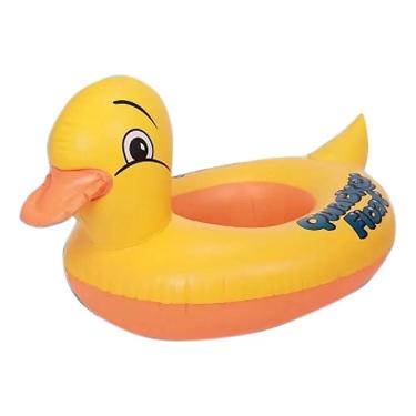Imagem de Boia Pato Infantil Inflável Piscina Com Apoio Pernas Bebê