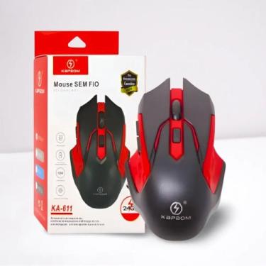 Imagem de Mouse Gamer Pro Sem Fio Recarregável Para Jogo E Computador - KAPBOM