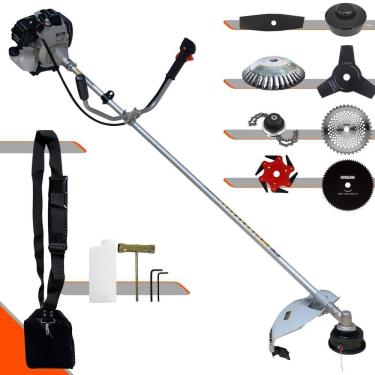 Imagem de Roçadeira Toyama Tbc43h 1,7hp 43cc 2t Com 8 Opções De Cortes