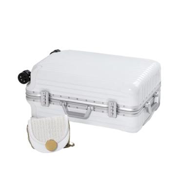 Imagem de Mala com grande capacidade de armazenamento, fácil de transportar a bordo do avião, viagem de negócios, mala de negócios, carrinho silencioso de vários níveis, rodízios duplos, bolsa portátil