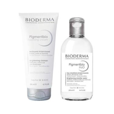 Imagem de Kit Bioderma Pigmentbio - Sabonete Líquido e Água Micelar Clareadora de Manchas H2O 250ml-Unissex