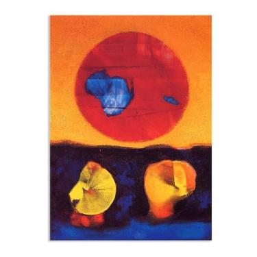 Imagem de Pôster Max Ernst The Sun as Seen from Venus Reproduções de pinturas famosas Surrealismo Wall Art Canvas Max Ernst Decoração de parede para presentes de sala de estar 90 x 70 cm (91.4x71.1 cm) sem