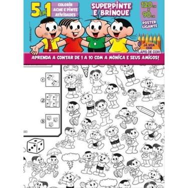 Imagem de Turma Da Mônica - Super Pinte E Brinque - Turma Da Mônica