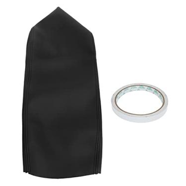 Imagem de Preto couro do plutônio console tampa braço capa caixa protetor substituição para explorer 2011-2018