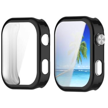 Imagem de MOTONG Capa compatível com Redmi Watch 6 - Capa protetora de TPU de cobertura total compatível com Redmi Watch 6 (preto)