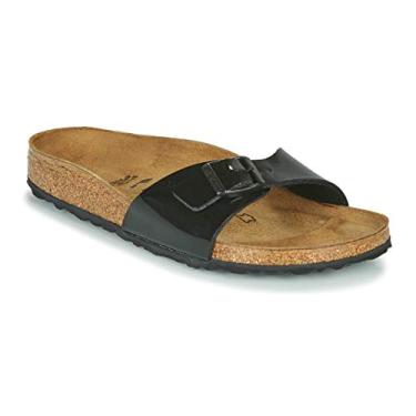 Imagem de Birkenstock Sandália unissex Mules, Preto, 11-11.5 Narrow