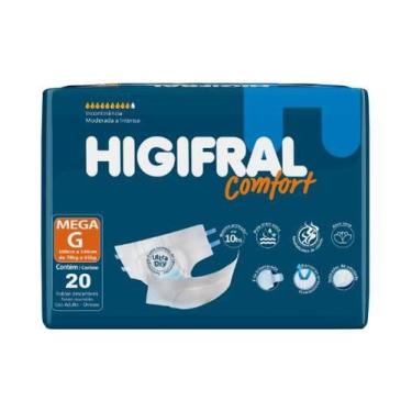 Imagem de Fralda Adulto Higifral G com 20 unidades