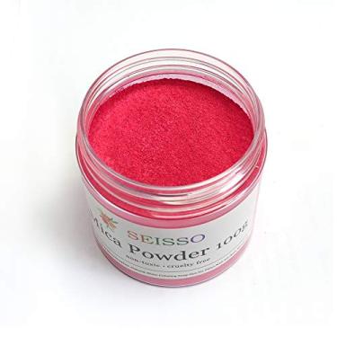 Imagem de Epóxi resina cor pigmento melancia vermelho Mica em pó para Epoxy Metallic Shimmer Pigmento Grau cosmético para fazer brilho labial, sabonete tingido, tinta acrílica, artes finas, unhas (100 g)