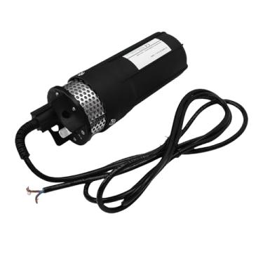 Imagem de Zhjvihx Bomba Submersível, 96 W, 230 Pés de Elevação, Taxa de Fluxo de 1,7 GPM Com Design de Desconexão Rápida e Caixa à Prova de Ferrugem, para Bombeamento de água de Poço Movido a (CC24V)