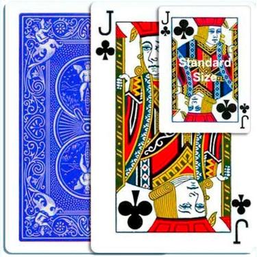 Imagem de Carta Jumbo Bicycle R+ Cor Azul