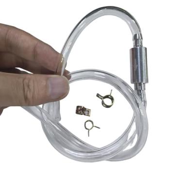 Imagem de 1 conjunto de mangueira de fluido de sangria kit de tubo de válvula de embreagem hidráulica ferramenta de bomba de troca de óleo de freio de motocicleta