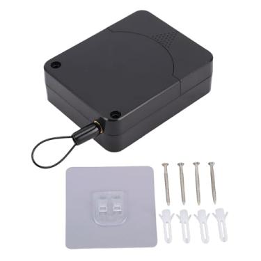 Imagem de Garosa Fechador de Porta Retrátil, 2,65 Libras, Força de Fechamento, Cordão de Aço, Fecho Automático para Tela Padrão e Portas Deslizantes