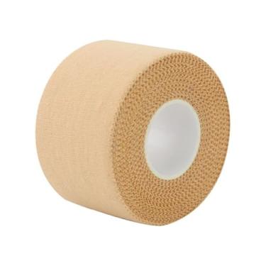 Imagem de 1 fita esportiva, muito forte, sem resíduos pegajosos, fita no tornozelo para ginástica, boxe, lacrosse, escalada, hóquei, taco (bege)