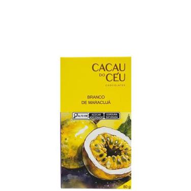 Imagem de Chocolate Branco de Maracujá Cacau do Céu 80g - CACAU DO CEU