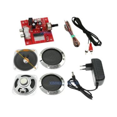 Imagem de Módulo Amplificador De Áudio Mini STEREO De 4 Polegadas Kit DIY Para R