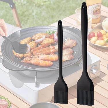 Imagem de Pincéis de silicone resistentes ao calor para pastelaria para espalhar óleo manteiga molho marinadas escova de alimentos para churrasco grelhar churrasco assar cozinha cozinhar peru Bast Brush livre