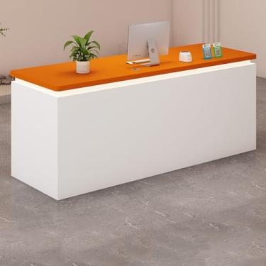 Imagem de Recepção, balcão de check-out, balcão de recepção, balcão de varejo, mesa de recepção com balcão, recepção pequena, balcão de loja, mesa de recepção em pé, mesa de recepção