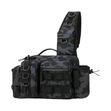 Imagem de Bolsa De Cintura Para Pesca De Grande Capacidade, Bolsa Transversal De