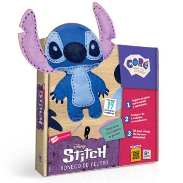 Imagem de Brinquedo Boneco De Feltro Stitch - Coré - Coleção Fazendo Arte