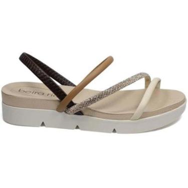 Imagem de Sandália Papete Beira Rio Brilho Feminina 8387.530-Feminino