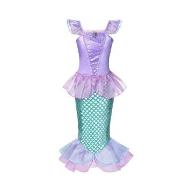 Imagem de Fantasia De Halloween Para Meninas Princesa Elsa Anna Rapunzel Vestido