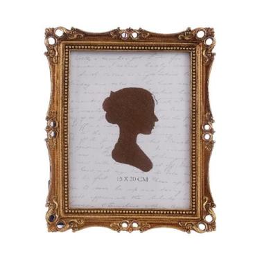 Imagem de Moldura Decorativa Retrô De Resina Para Fotos, Estilo Europeu Elegante