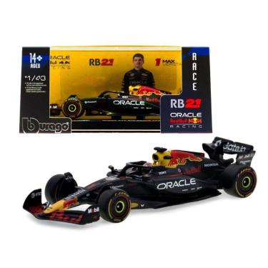 Imagem de Miniatura Oracle Red Bull Racing RB21 Max Verstappen 1:43 - Burago