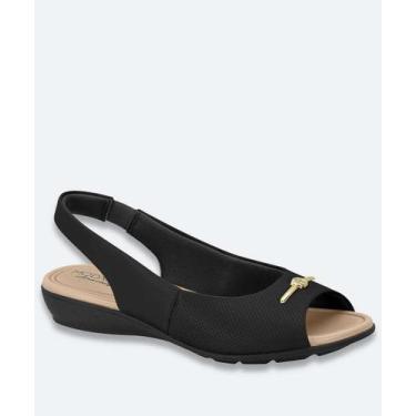 Imagem de Sandália Feminina Rasteira Modare Preto-18183, Preto, 36