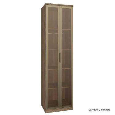 Imagem de Guarda Roupa Modulado 02 Portas 245cm com Prateleira Setiba - Móveis R