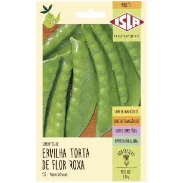 Imagem de Sementes de Ervilha Torta de Flor Roxa 3 Gramas - 13521 - ISLA