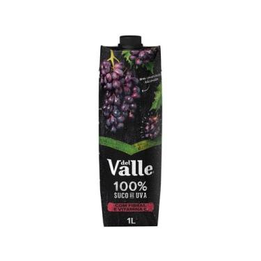 Imagem de Suco de Uva 100% Del Valle 1l, 1 Unidade, Uva