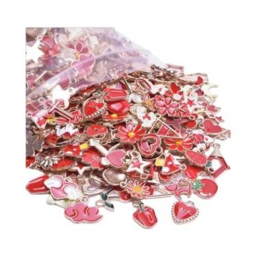 Imagem de Pingentes De Esmalte Com Formato De Girassol, Coração, Estrela-do-mar 