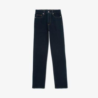 Imagem de Jeans Stretch com Perna Reta - LACOSTE, Azul escuro, 34