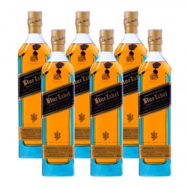 Imagem de Whisky Escocês Johnnie Walker Blue Label 750ml caixa com 6 unidades