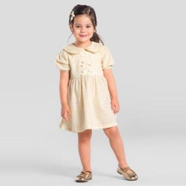 Imagem de Vestido infantil menina xadrez Mundi-Feminino