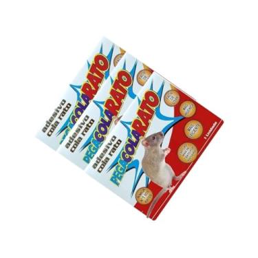 Imagem de Cola Rato Armadilha Pega Rato Ratoeira Mata Pragas | 3 Unidades | 5 PONTOS@