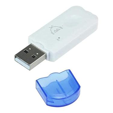 Imagem de Adaptador Receptor Transmissor Musicas Áudio Bluetooth Usb Pendrive Com Microfone - Com...