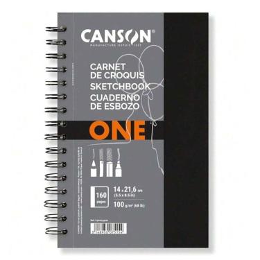 Imagem de Caderno Sketchbook Espiral One 80 Folhas - Canson