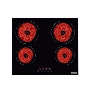 Imagem de Cooktop Elétrico Tramontina New Square Touch em Vitrocerâmico, 04 Bocas, 09 Níveis de Potência Preto - 94747/022