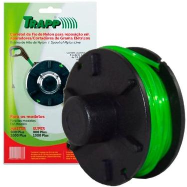 Imagem de Carretel para Aparador de Grama Modelo para Cortador Reposição com Fio Nylon 8m 1 e 8mm...