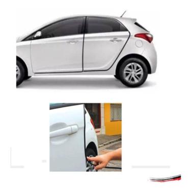 Imagem de Protetor de Borracha de Porta F103 para Todos os Carros 7X10MM 5M Preto Uniflex