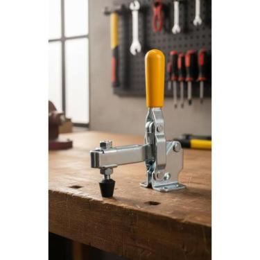 Imagem de Grampo Aperto Rápido Vertical 220kgf Fixação Profissional - Congratula