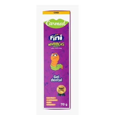Imagem de Creme Dental Fini Minhocas Flúor Infantil Cimed 70g