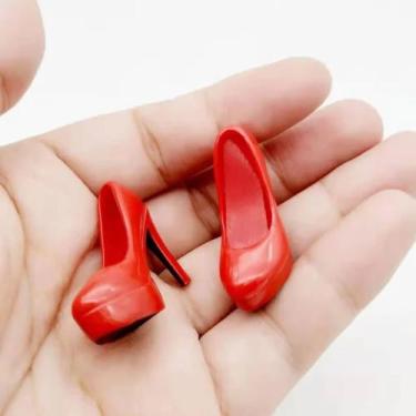 Imagem de Sapatos de salto alto femininos em escala 1/6 Toys  - Action Figure, V