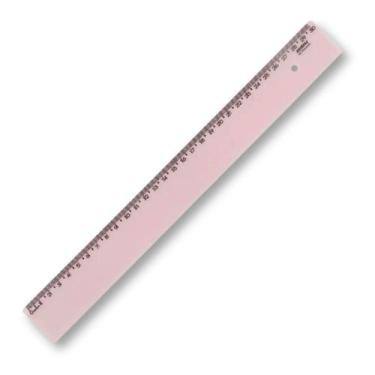 Imagem de Régua 30cm Rosa Maxcril New Line